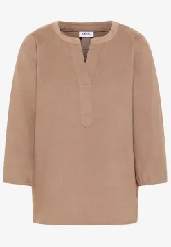 Split Neck Cordbluse