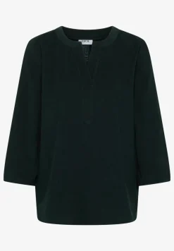 Split Neck Cordbluse