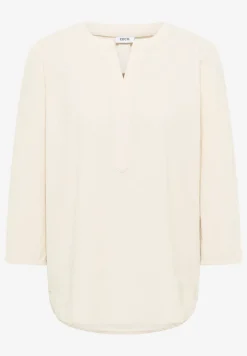 Split Neck Cordbluse