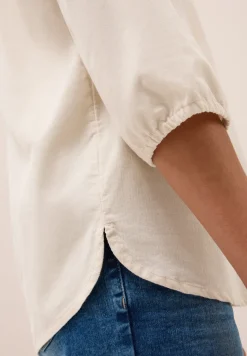 Split Neck Cordbluse
