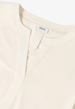 Split Neck Cordbluse