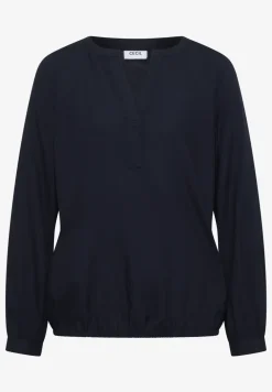 Split Neck Bluse