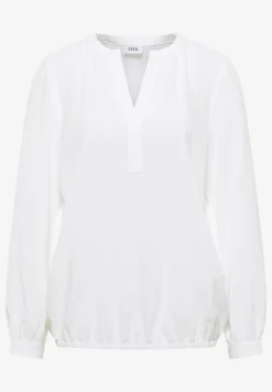 Split Neck Bluse