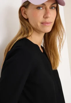 Split Neck Bluse