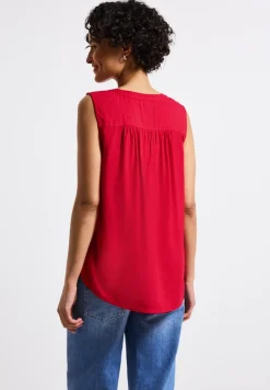 Split Neck Blusentop