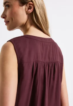 Split Neck Blusentop