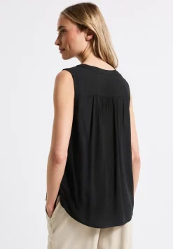 Split Neck Blusentop