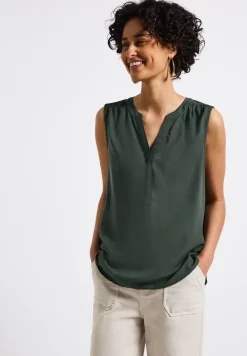 Split Neck Blusentop