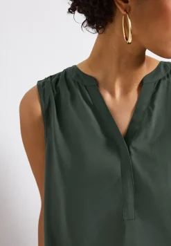 Split Neck Blusentop