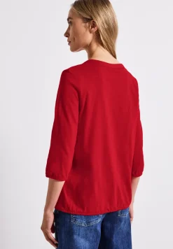 Split Neck Jersey Shirt