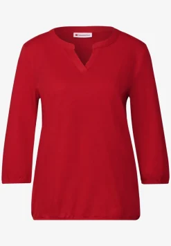 Split Neck Jersey Shirt