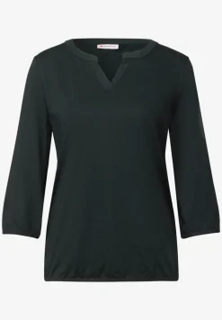 Split Neck Jersey Shirt