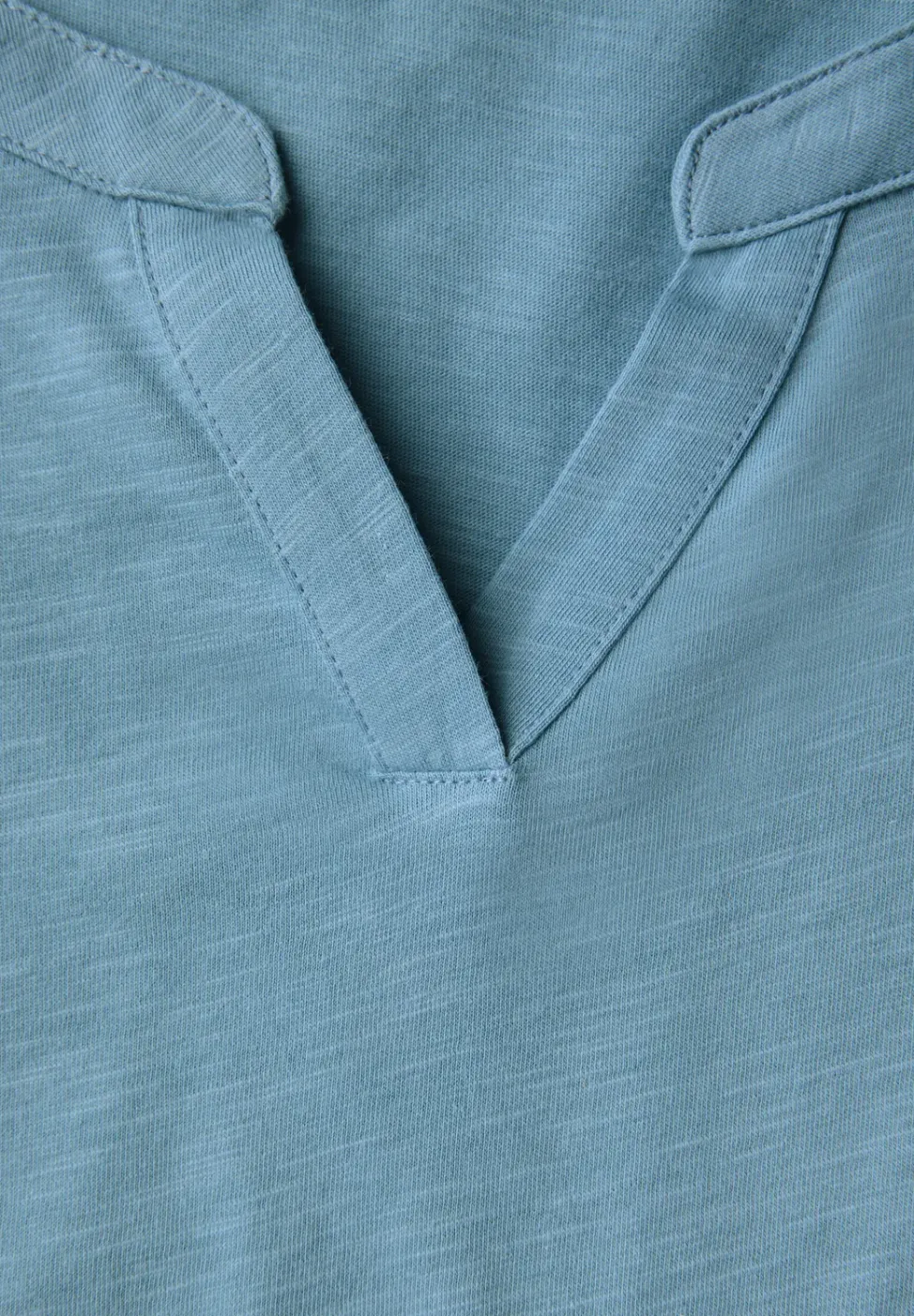 Split Neck Jersey Shirt
