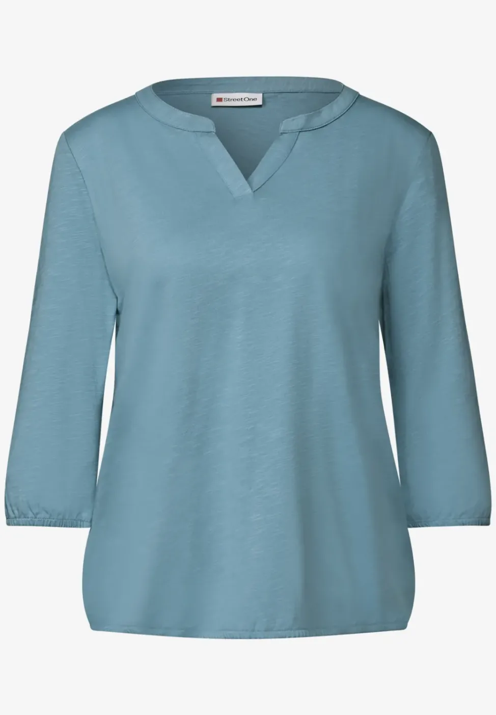 Split Neck Jersey Shirt