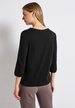Split Neck Jersey Shirt