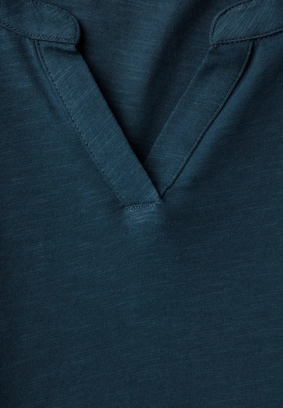 Split Neck Jersey Shirt