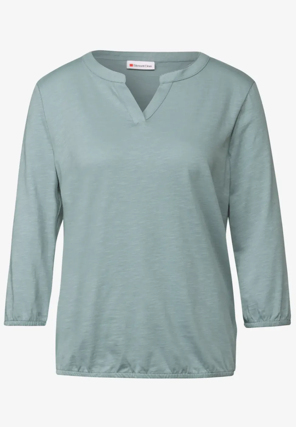 Split Neck Jersey Shirt