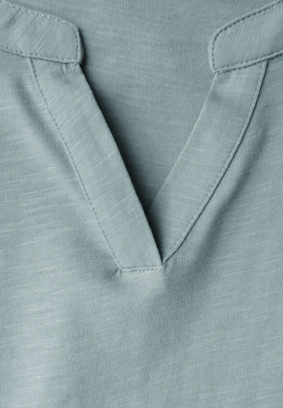 Split Neck Jersey Shirt