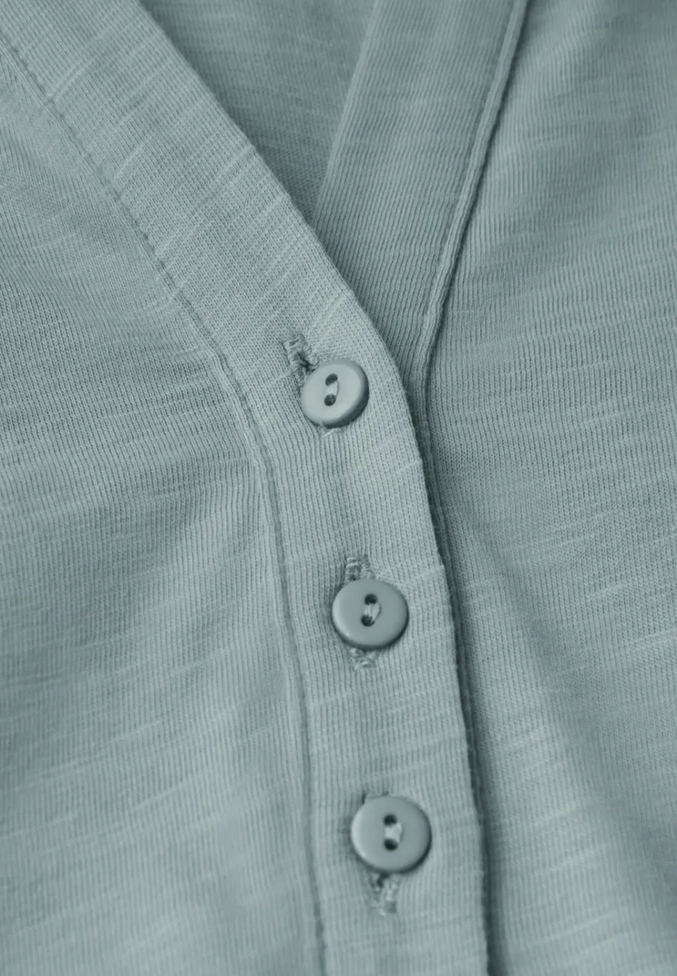 Split Neck Jersey-Shirt