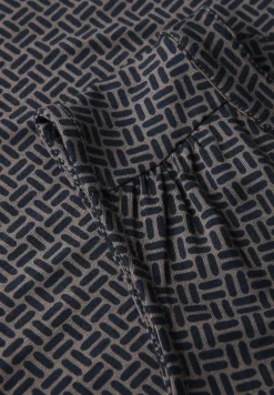 Split Neck Jersey-Top