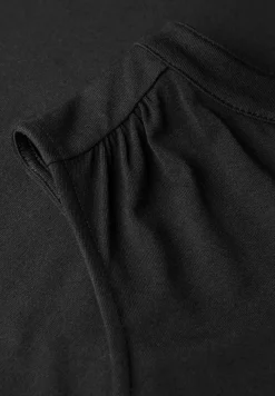Split Neck Jersey-Top