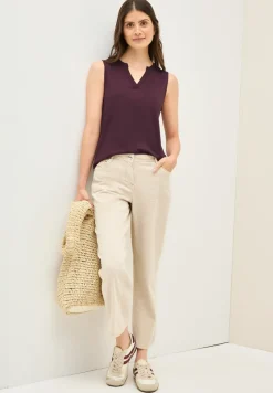Split Neck Top