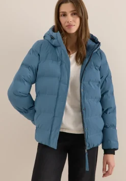 Sportive Jacke mit Kapuze