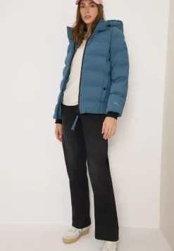 Sportive Jacke mit Kapuze
