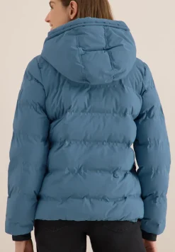 Sportive Jacke mit Kapuze
