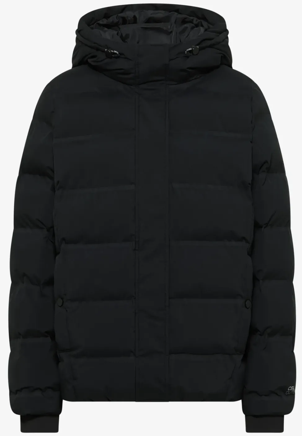 Sportive Jacke mit Kapuze