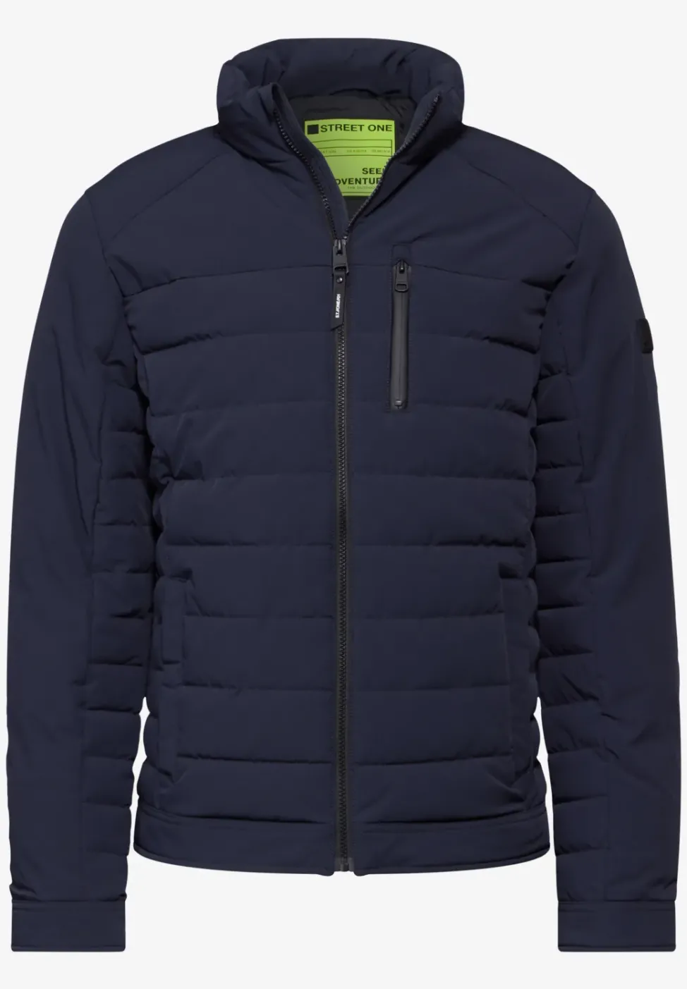 Steppjacke im Biker-Look