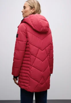 Steppjacke in Midi-Länge
