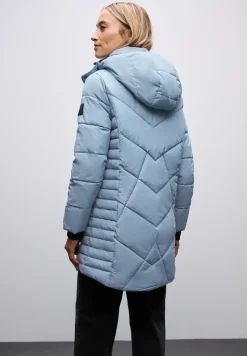Steppjacke in Midi-Länge