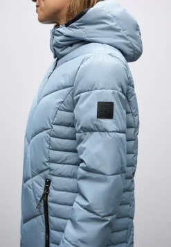 Steppjacke in Midi-Länge