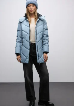 Steppjacke in Midi-Länge