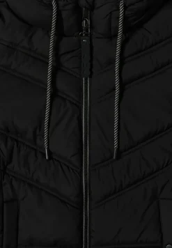 Steppjacke mit Kapuze