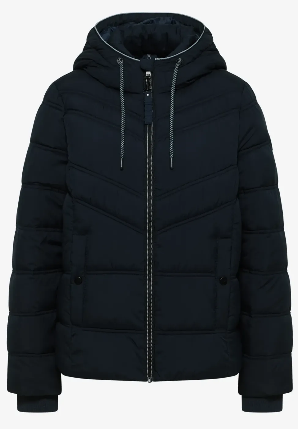 Steppjacke mit Kapuze