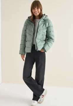 Steppjacke mit Kapuze