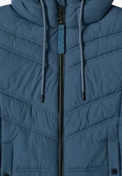 Steppjacke mit Kapuze