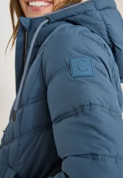 Steppjacke mit Kapuze