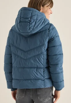 Steppjacke mit Kapuze