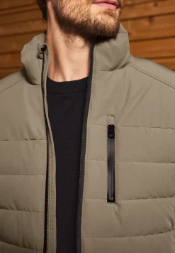 Steppjacke mit Stehkragen