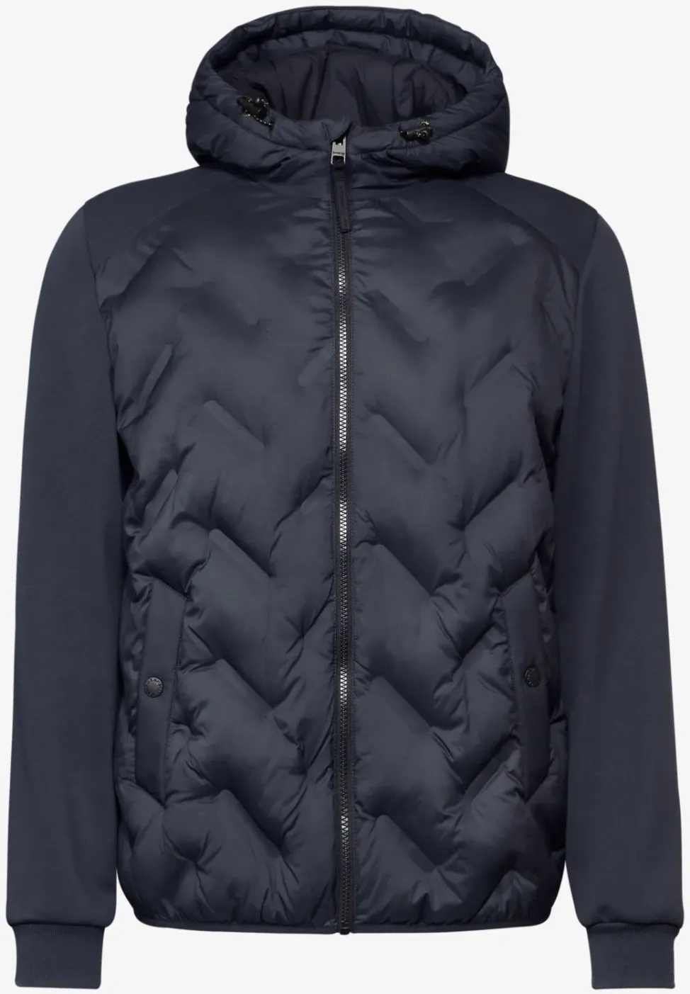Steppjacke mit Sweat-Ärmeln