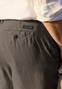 Straight Leg Chino aus Leinen