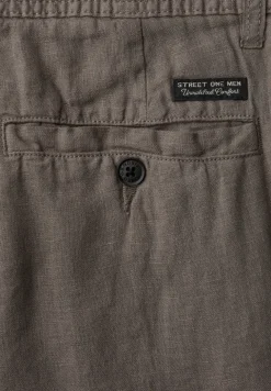 Straight Leg Chino aus Leinen