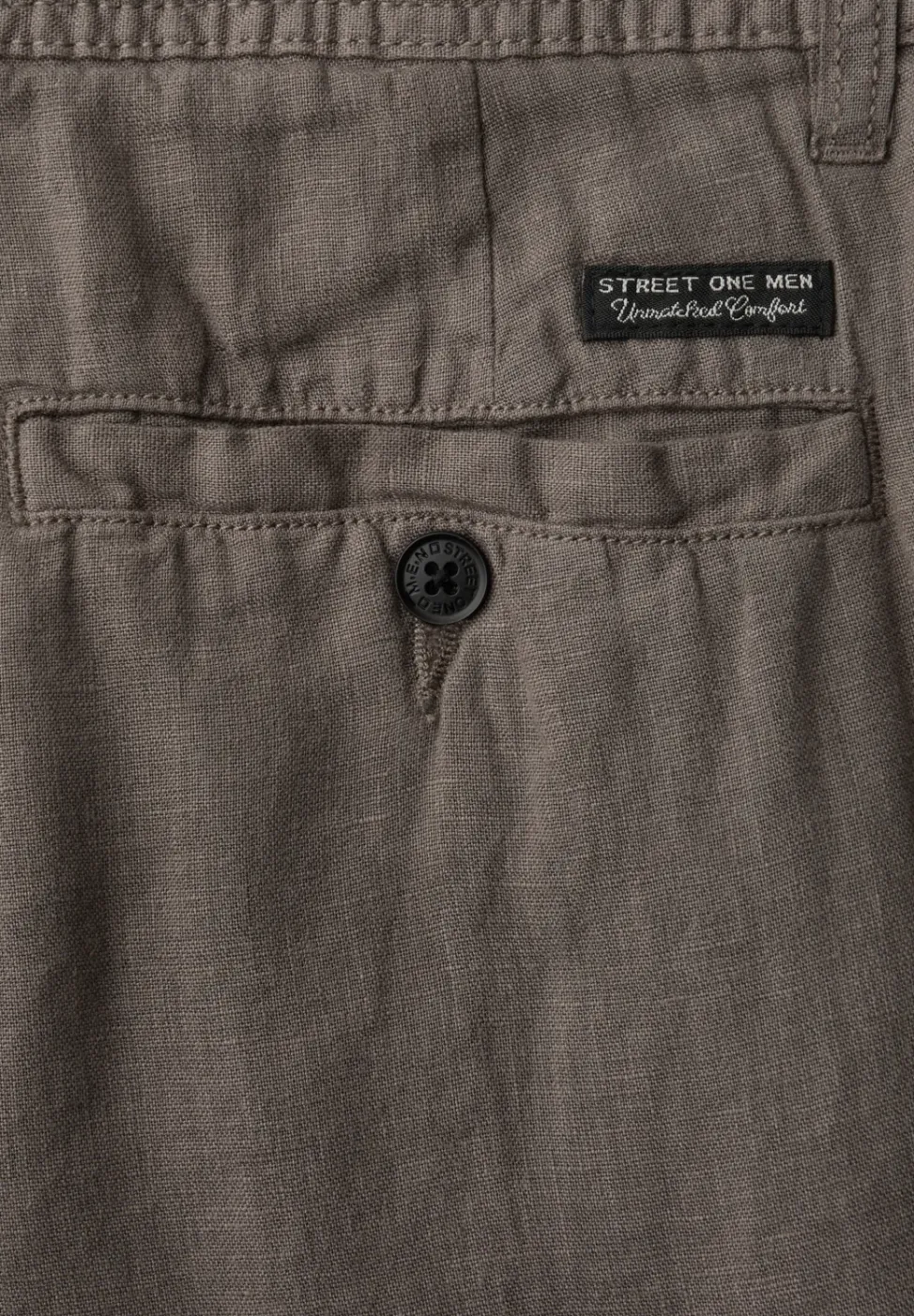 Straight Leg Chino aus Leinen