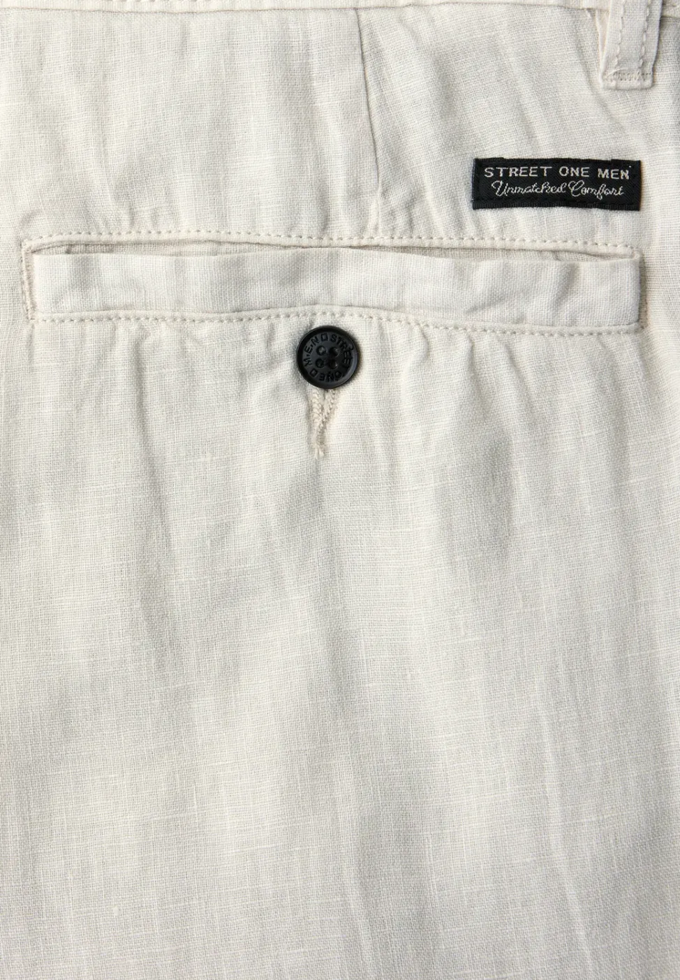 Straight Leg Chino aus Leinen