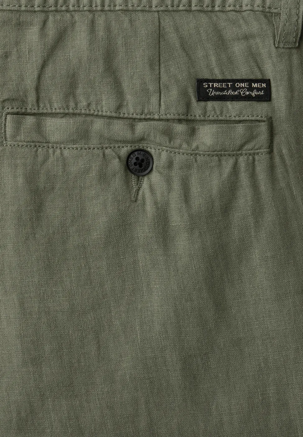 Straight Leg Chino aus Leinen