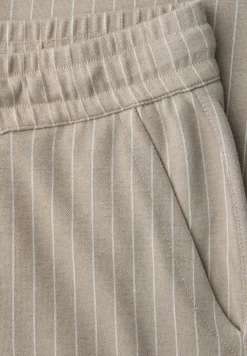 Straight Leg Hose mit Streifen
