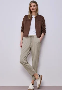 Straight Leg Hose mit Streifen